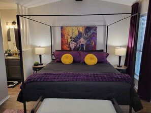 2 chambres, fer et planche Ă repasser, Wi-Fi, literie fournie