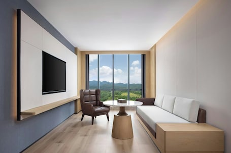 65-inch LCD TV with cable channels, printers. Four Points By Sheraton Wuyuan