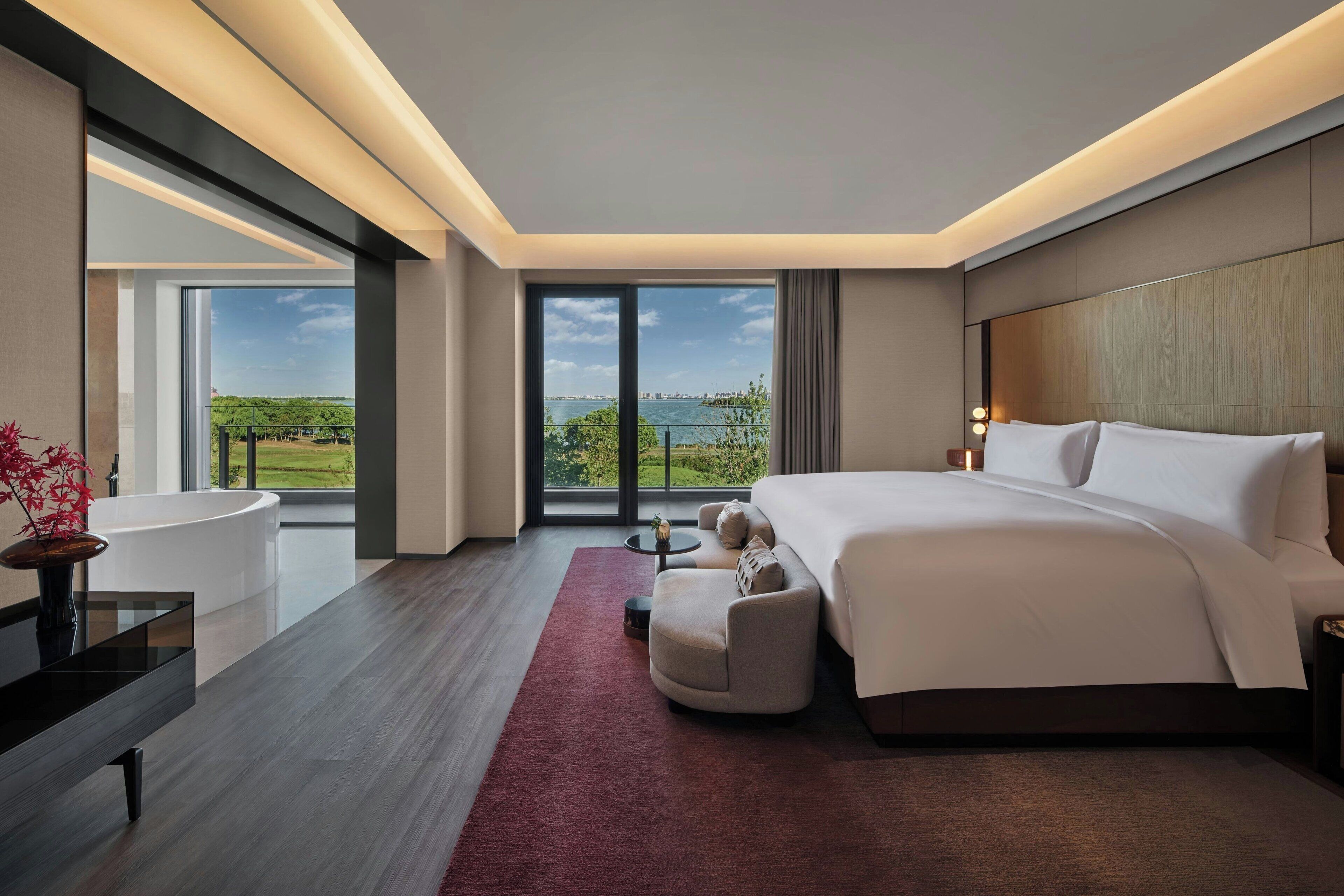 Down comforters, in-room safe, blackout drapes, iron/ironing board