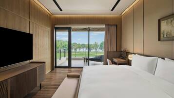 Down duvets, in-room safe, blackout curtains, iron/ironing board