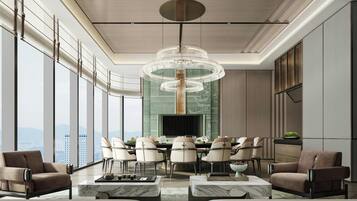 2 개의 레스토랑, 아침 식사, 점심 식사, 저녁 식사 제공(중식)