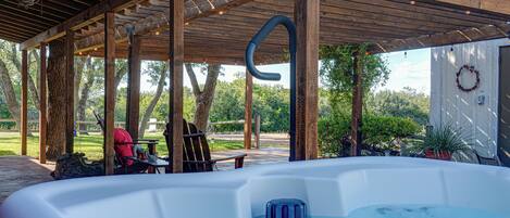 Idromassaggio all'aperto