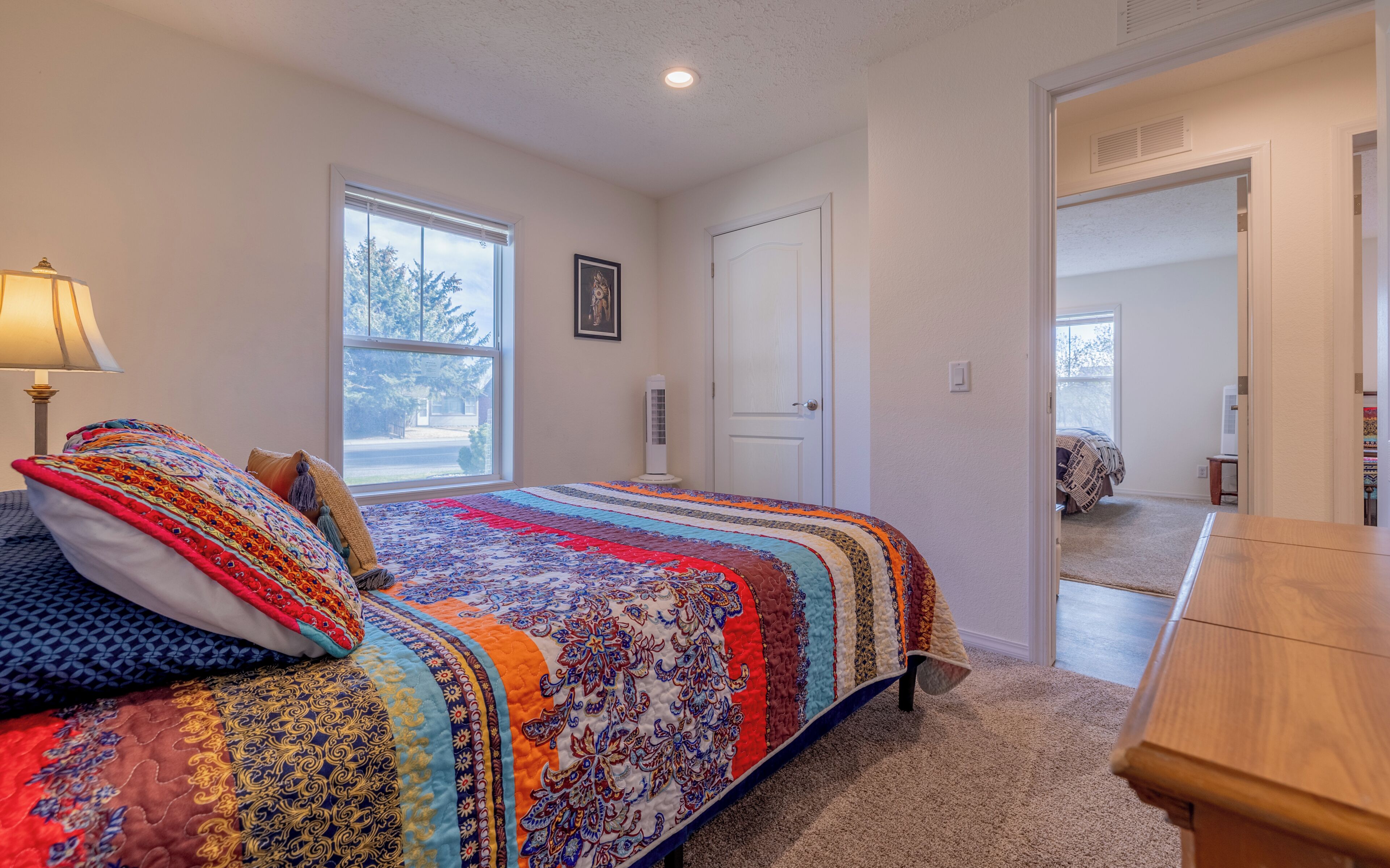 4 bedrooms, iron/ironing board, travel cot, WiFi