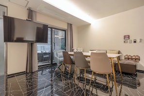 City Penthouse, Balcony, City View | Desk, laptop workspace, free WiFi