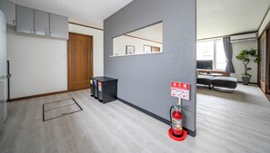 Fridge, microwave, stovetop