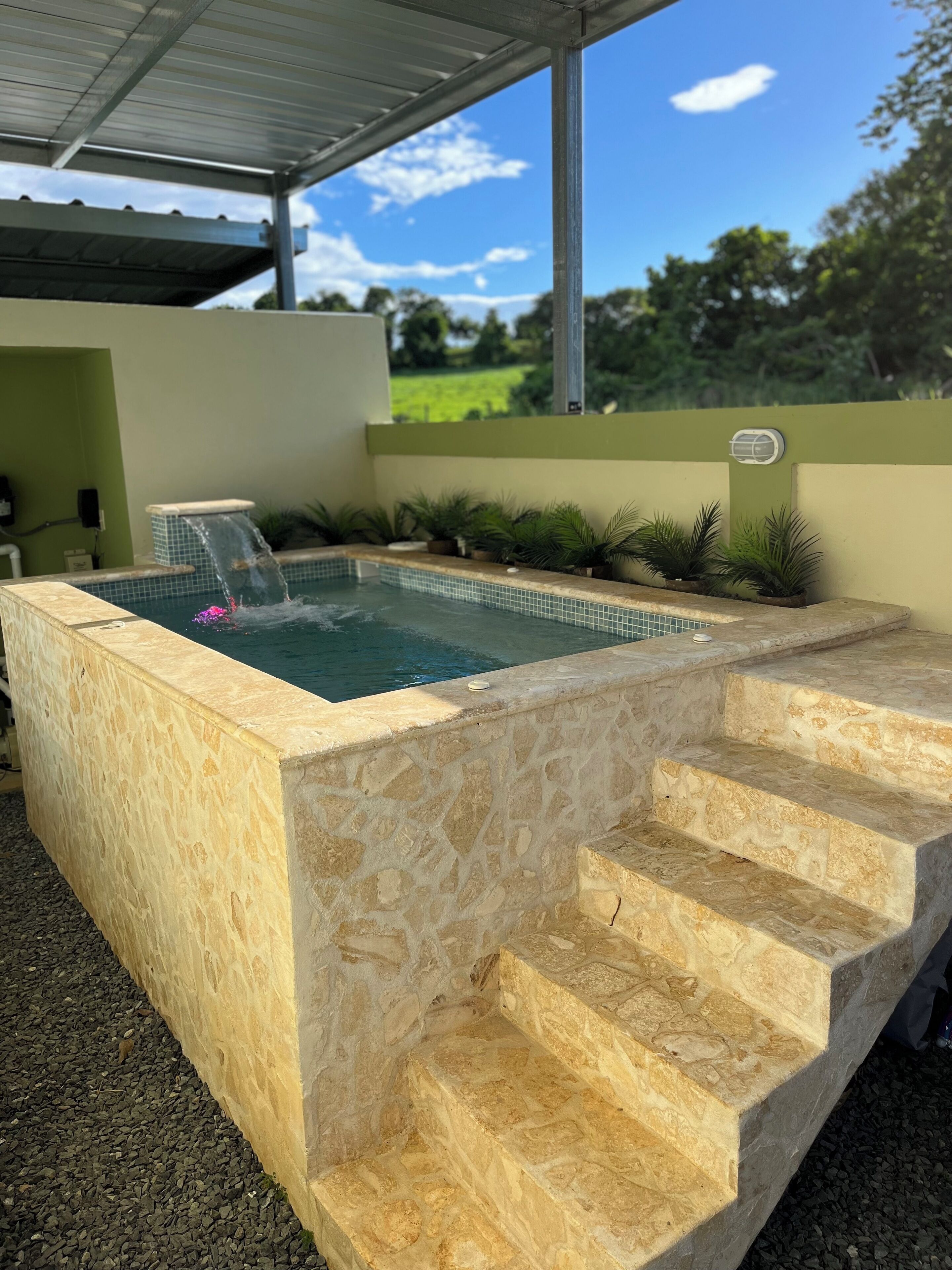 Alberca al aire libre 