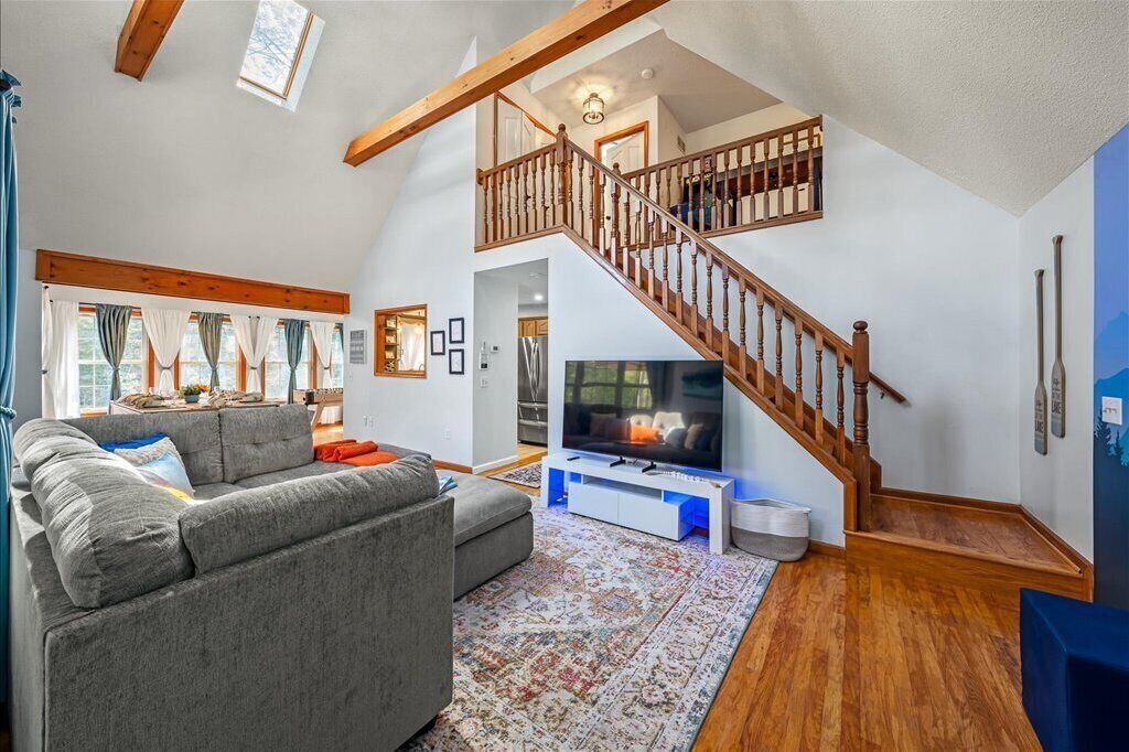 Smart TV, fireplace, video games, foosball