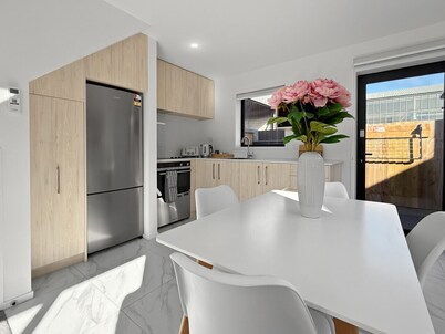 Stylish 2BR, 2BA Retreat with Yard in Christchurch