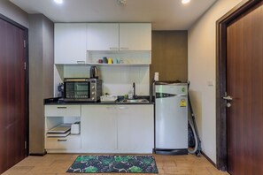 Apartamento, sacada | Cozinha privada