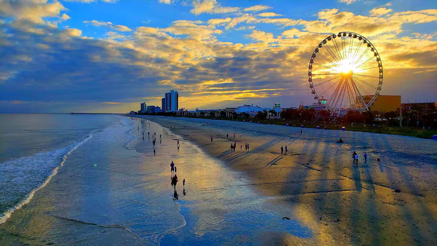 Liegestühle, Strandtücher