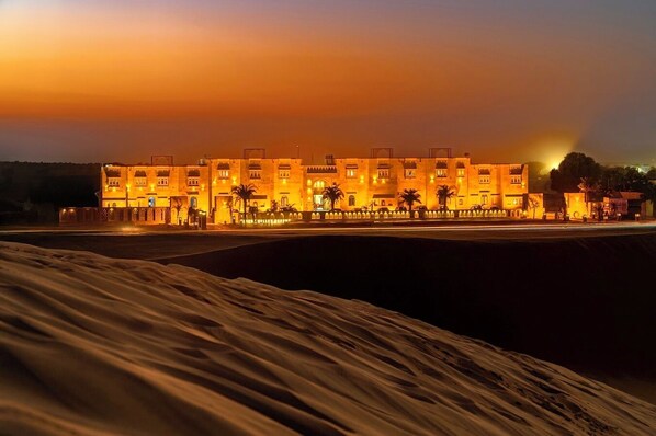 Front of property - evening/night