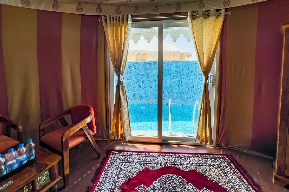 Vila superluxo, vista para o deserto | Roupas de cama de algodão egípcio, roupas de cama premium