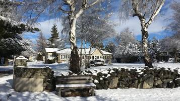 Blick von der Unterkunft