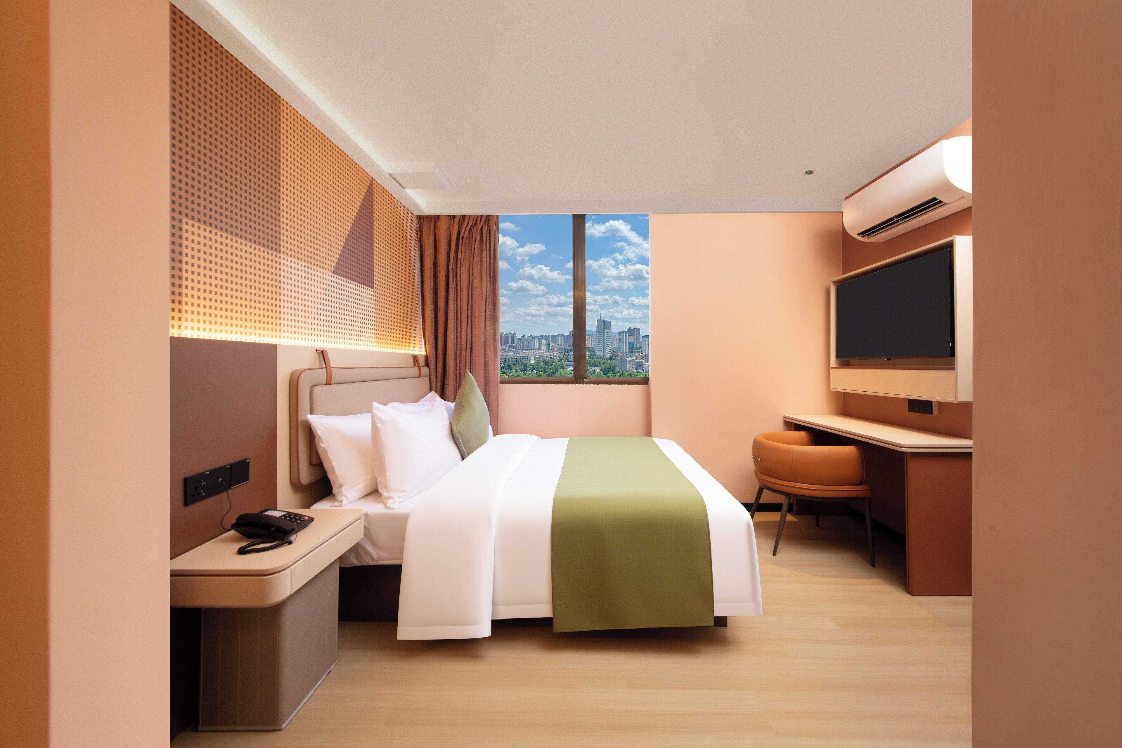 豪華雙人房 | 免費迷你吧、書桌、筆電工作空間、免費無線上網