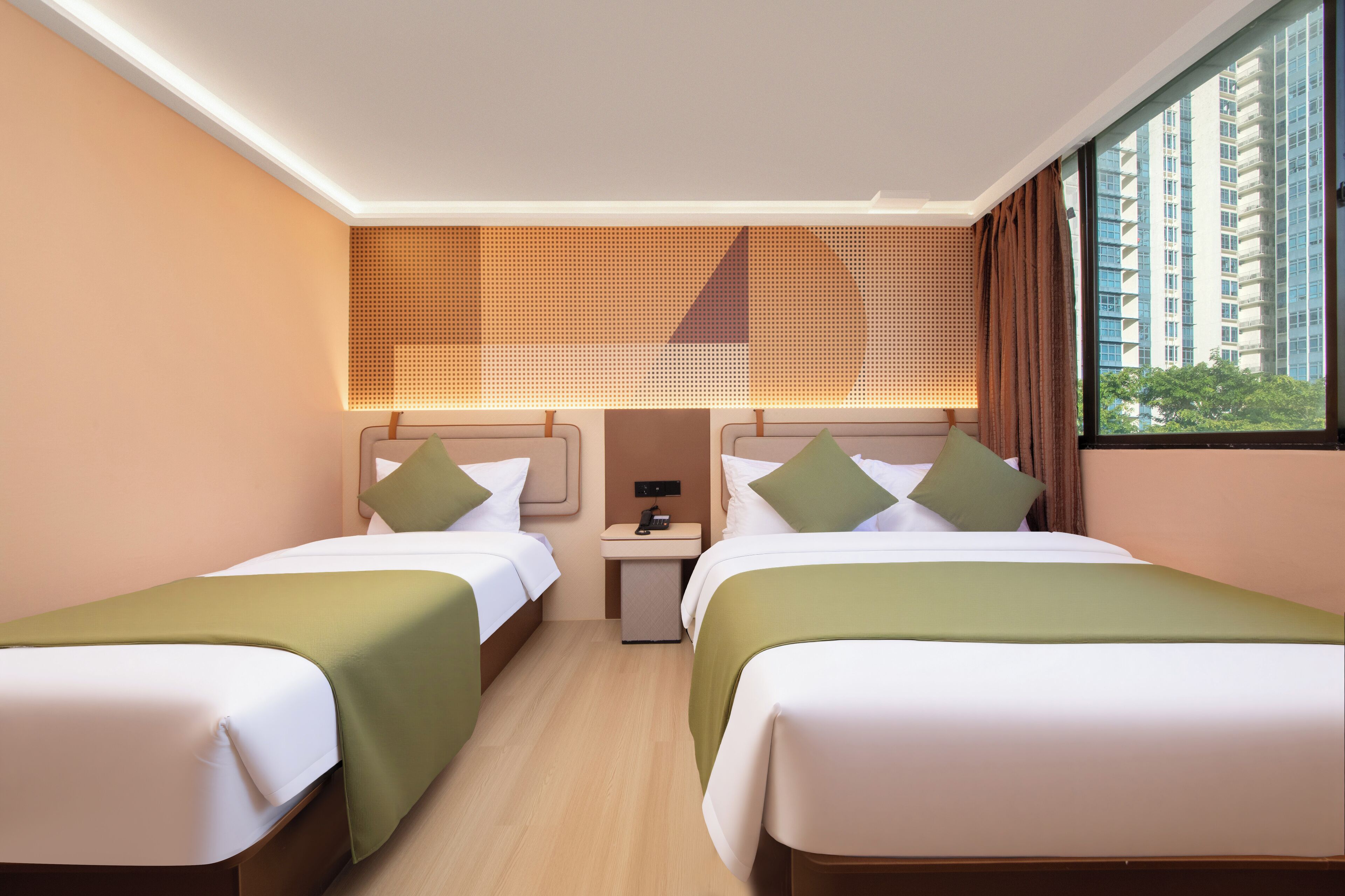 Façana frontal de l'allotjament