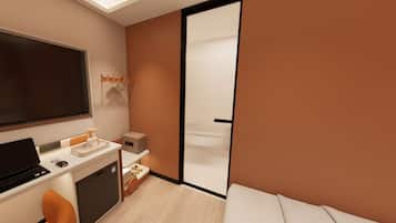 Free minibar, desk, laptop workspace, free WiFi