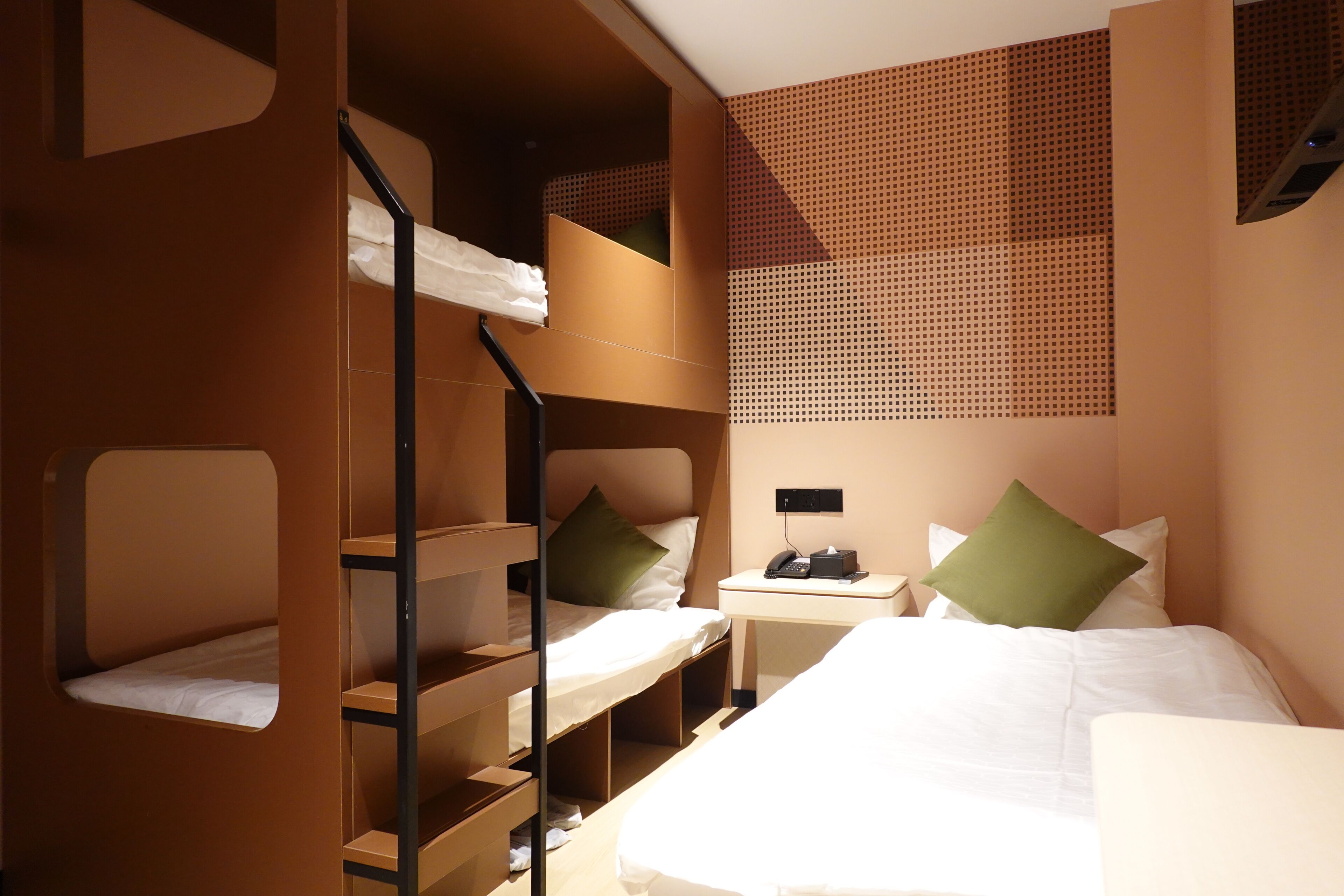Family Triple Room, No Windows | Free minibar, desk, laptop workspace, soundproofing