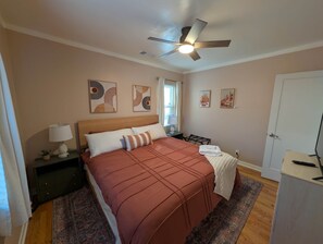 1 Schlafzimmer, Bügeleisen/Bügelbrett, kostenloses WLAN, Bettwäsche