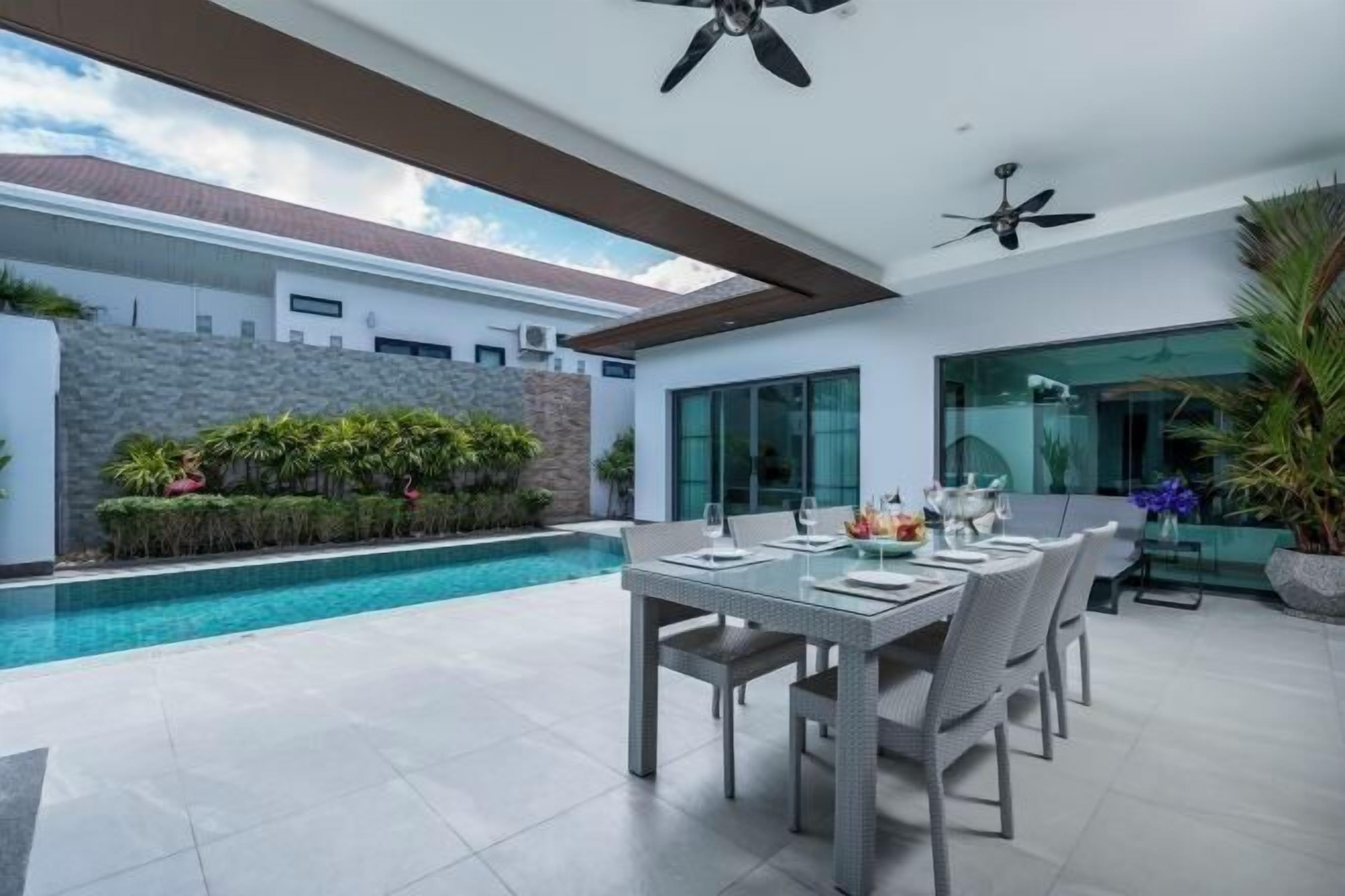 Alberca al aire libre