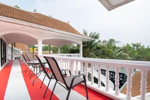 Uitzicht vanuit accommodatie