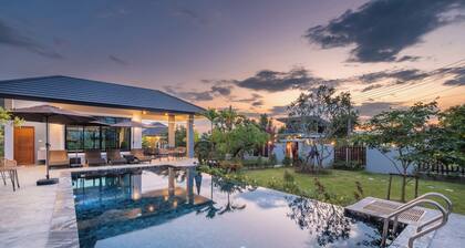 2-bedroom family villa in charming nature with fitness and, swiming pool