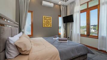 2 bedrooms, iron/ironing board, internet, bed sheets
