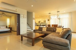 Villa, Balcony | Living area
