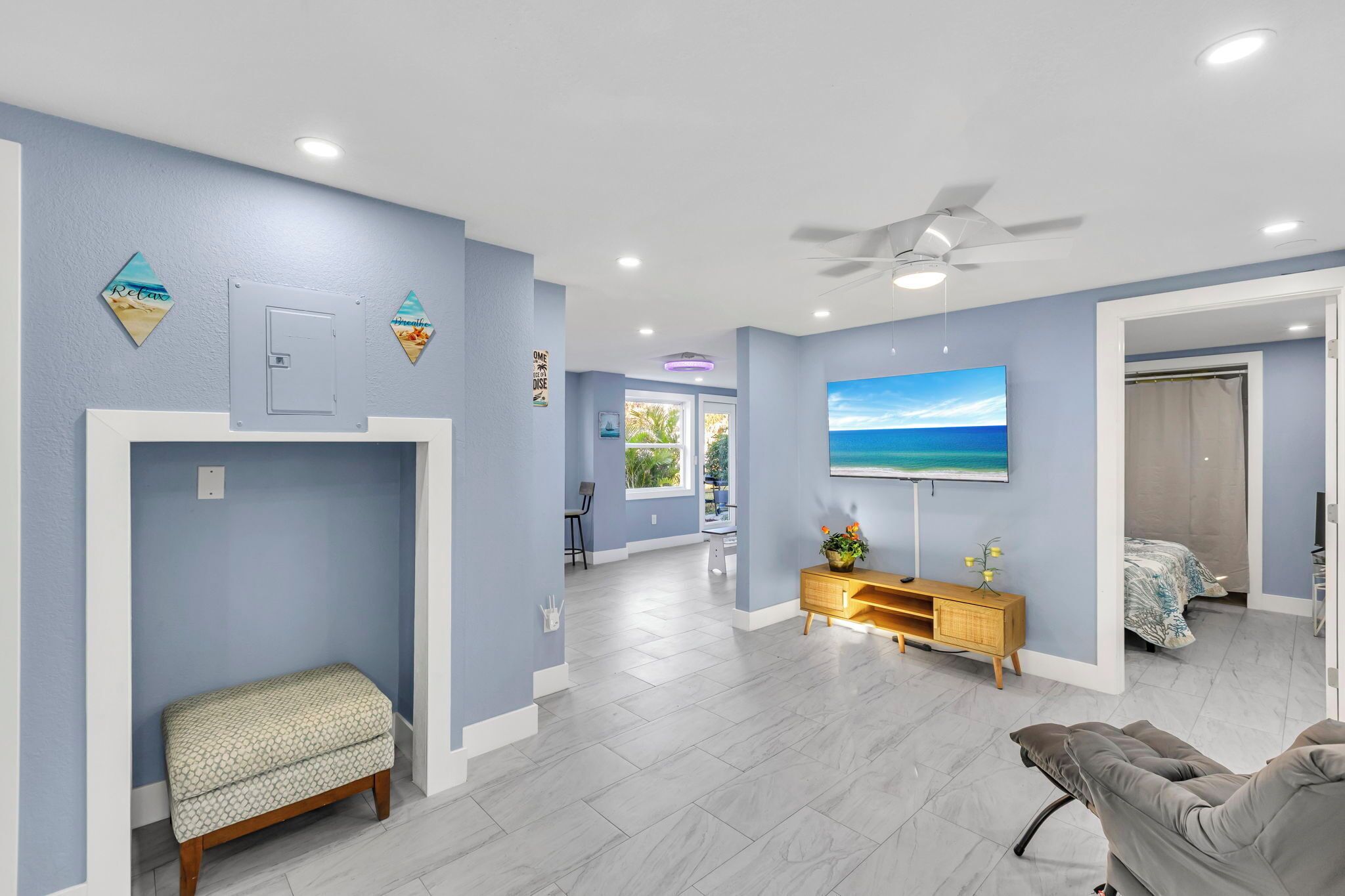 4 多间卧室、熨斗/熨衣板、免费 WiFi、床单