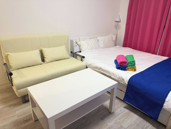 1 bedroom, iron/ironing board, free WiFi, bed sheets
