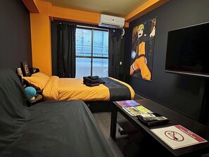 1 habitación, tabla de planchar con plancha, wifi gratis y ropa de cama 