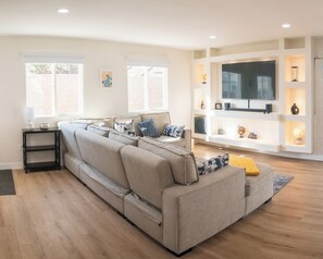 Smart TV, foosball, table tennis