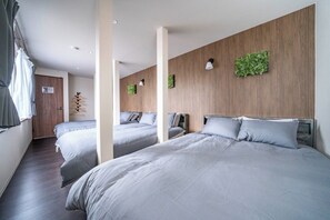 5 chambres, bureau, fer et planche à repasser, accès au Wi-Fi (inclus)