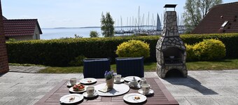 Holiday Home 'Boddenperle' with Sea View, Private Terrace and Wi-Fi