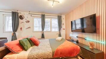 1 chambre, fer et planche Ă  repasser, accĂšs Internet