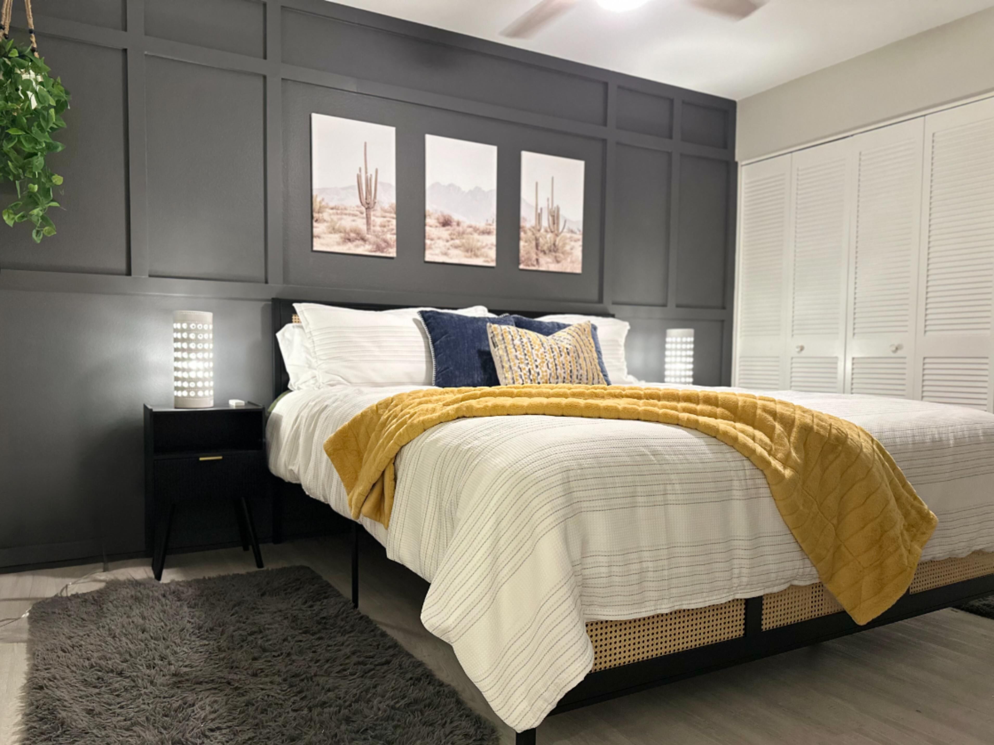 4 habitaciones, tabla de planchar con plancha, cuna de viaje y wifi 