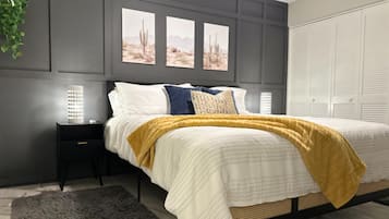 4 quartos, ferros/tábuas de passar roupa, berço de viagem, Wi-Fi