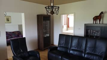 Fernseher, DVD-Player, Stereoanlage