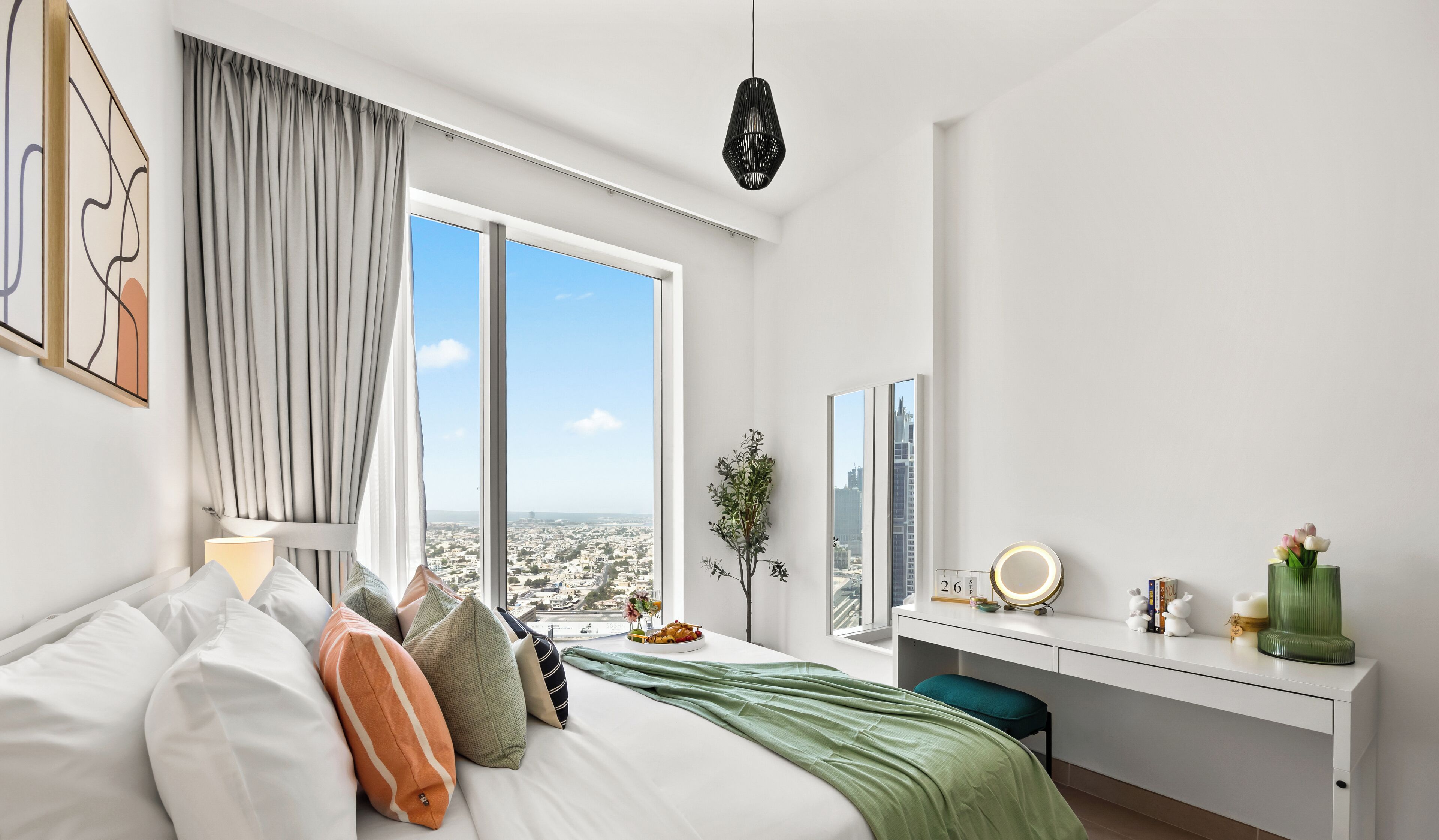 Departamento estándar, vista a la ciudad | Caja de seguridad en la habitación y insonorización 