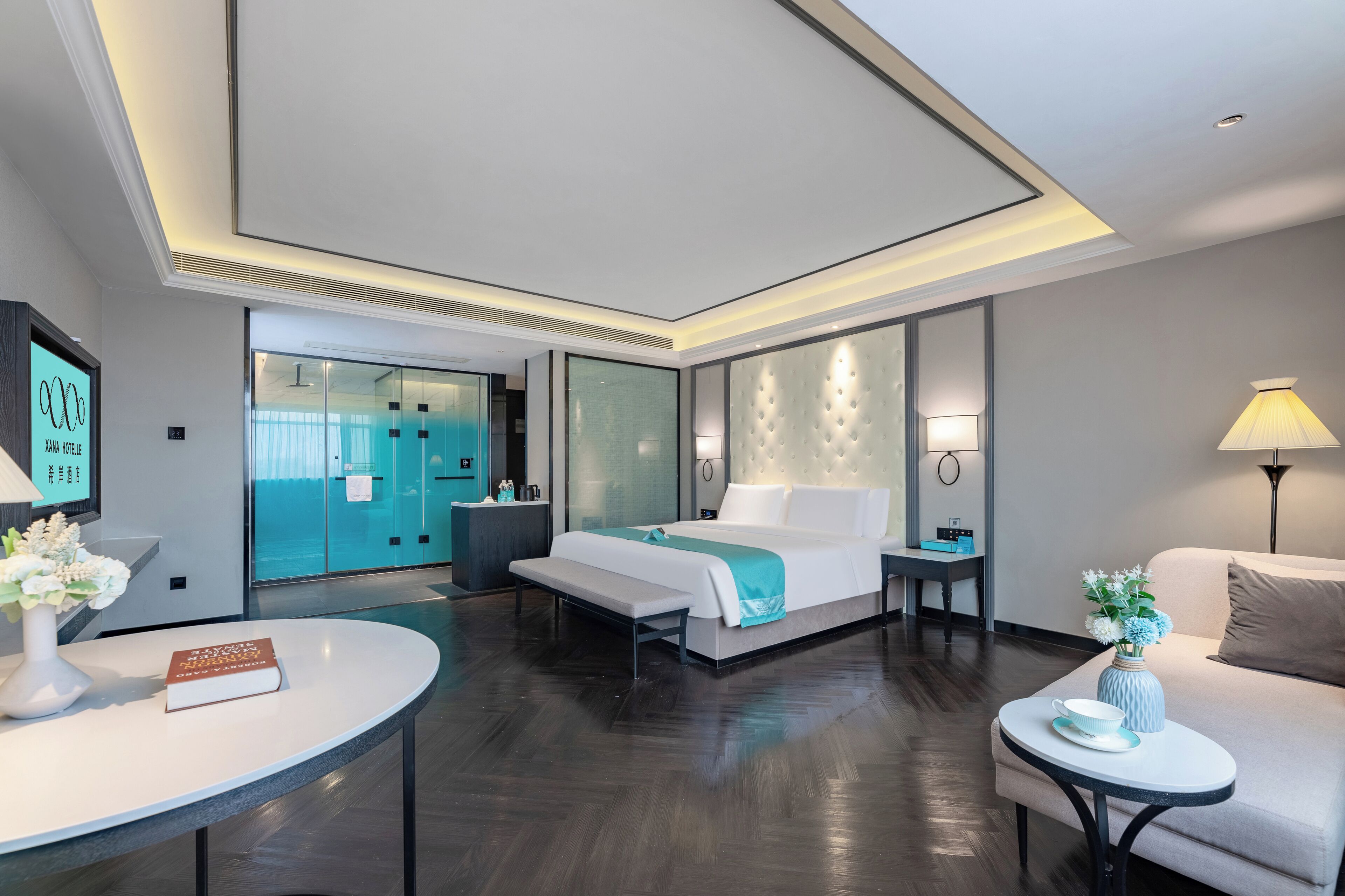 Habitació doble empresarial, vistes a la ciutat | Cobrellits, matalassos d'escuma viscoelàstica i escriptori 