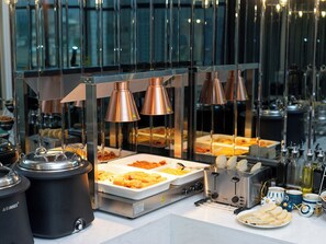 Free daily self-service breakfast 
