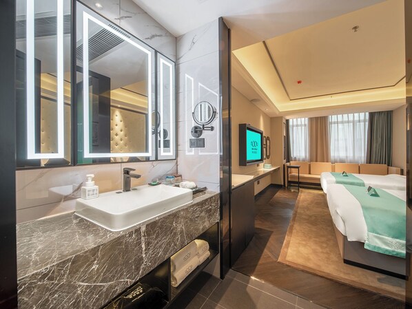 Superior Twin Room, City View | Down comforters, memory foam beds, desk, laptop workspace