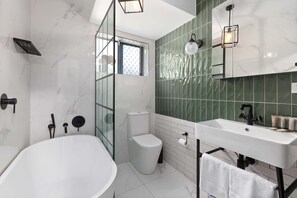 Shower, hair dryer, towels, shampoo - Easy Beach Access from Tranquil Retreat (Curl Curl)