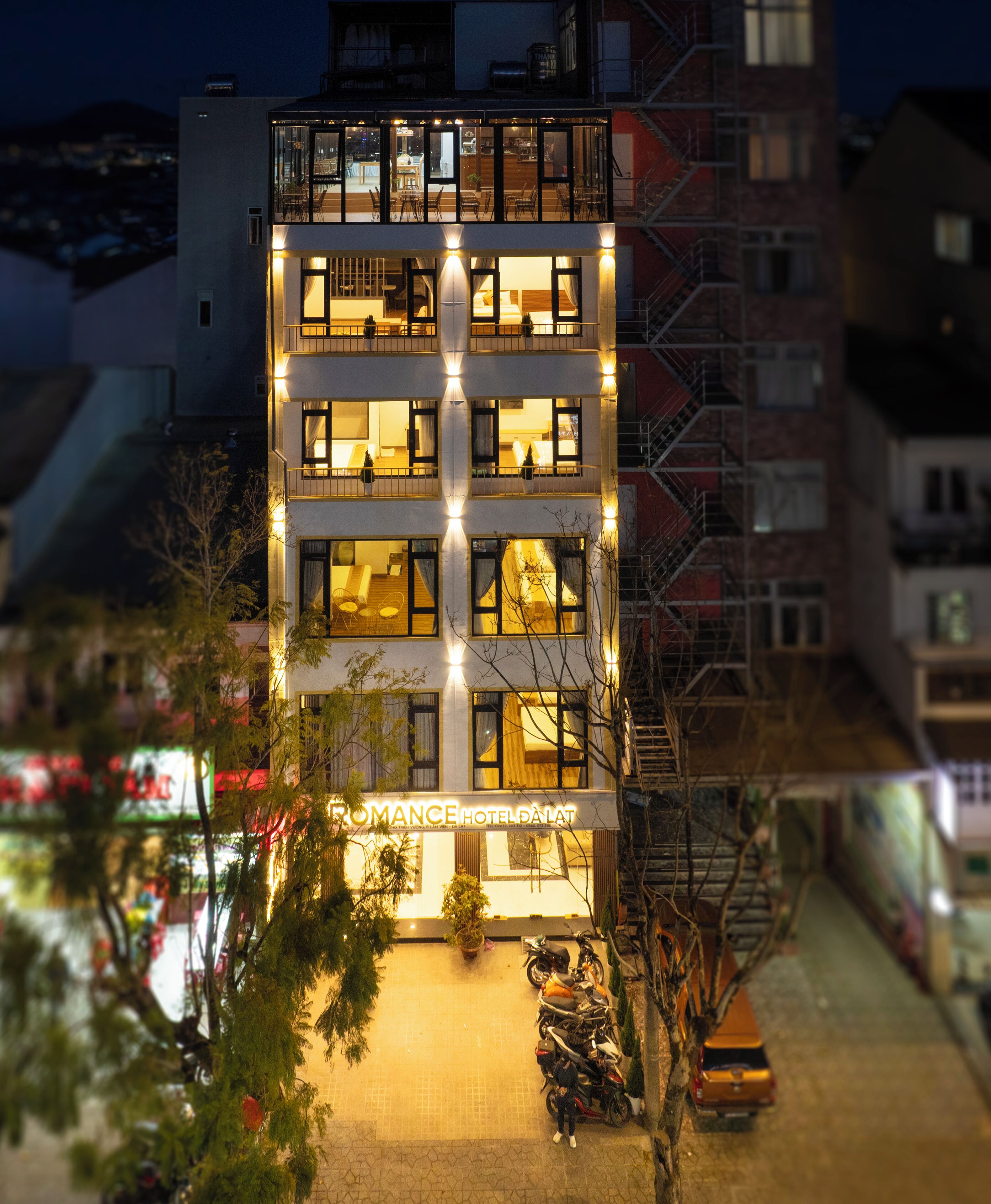 Fachada de la propiedad