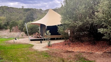 Overnatningsstedets område