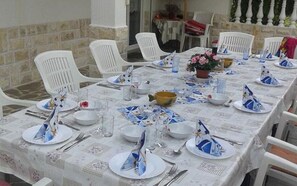 Área para banquetes al aire libre