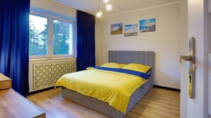 2 soverom, strykejern/-brett og internettilgang