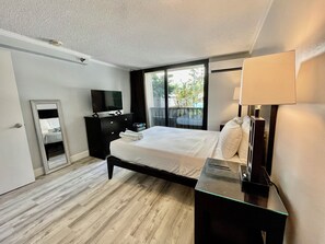 1 bedroom, iron/ironing board, bed sheets