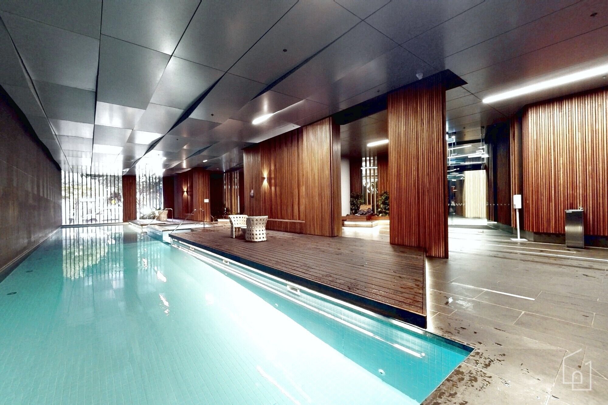 Indoor pool, outdoor pool