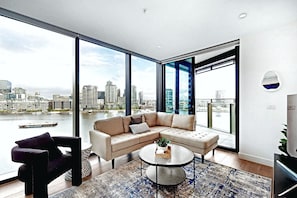 Three Bedroom Three Bathroom - Harbour Views | Living area | 50-inch flat-screen TV with digital channels