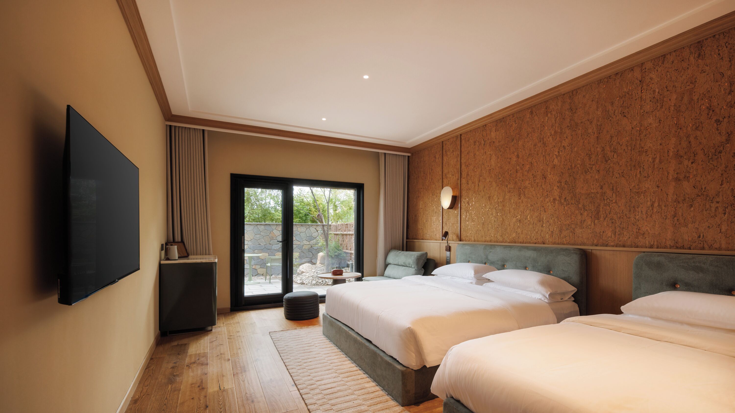 Family Twin Room, Courtyard View | View from room